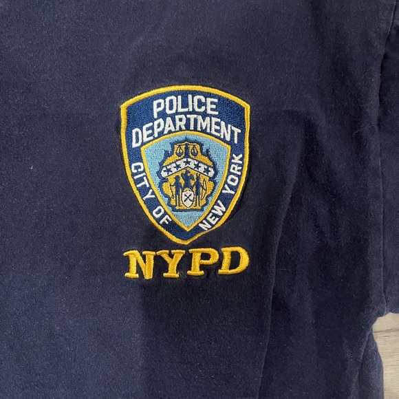 nypd (New York Police Department) tee shirt size L - Picture 2 of 3